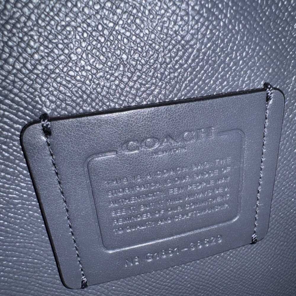 Coach Charlie Carryall with Crystal Rivets Excellent Condition - Picture 3 of 15
